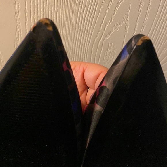 Nine West Women’s Animal Print Heels Open Toe Size 9 1/2 - Picture 8 of 9